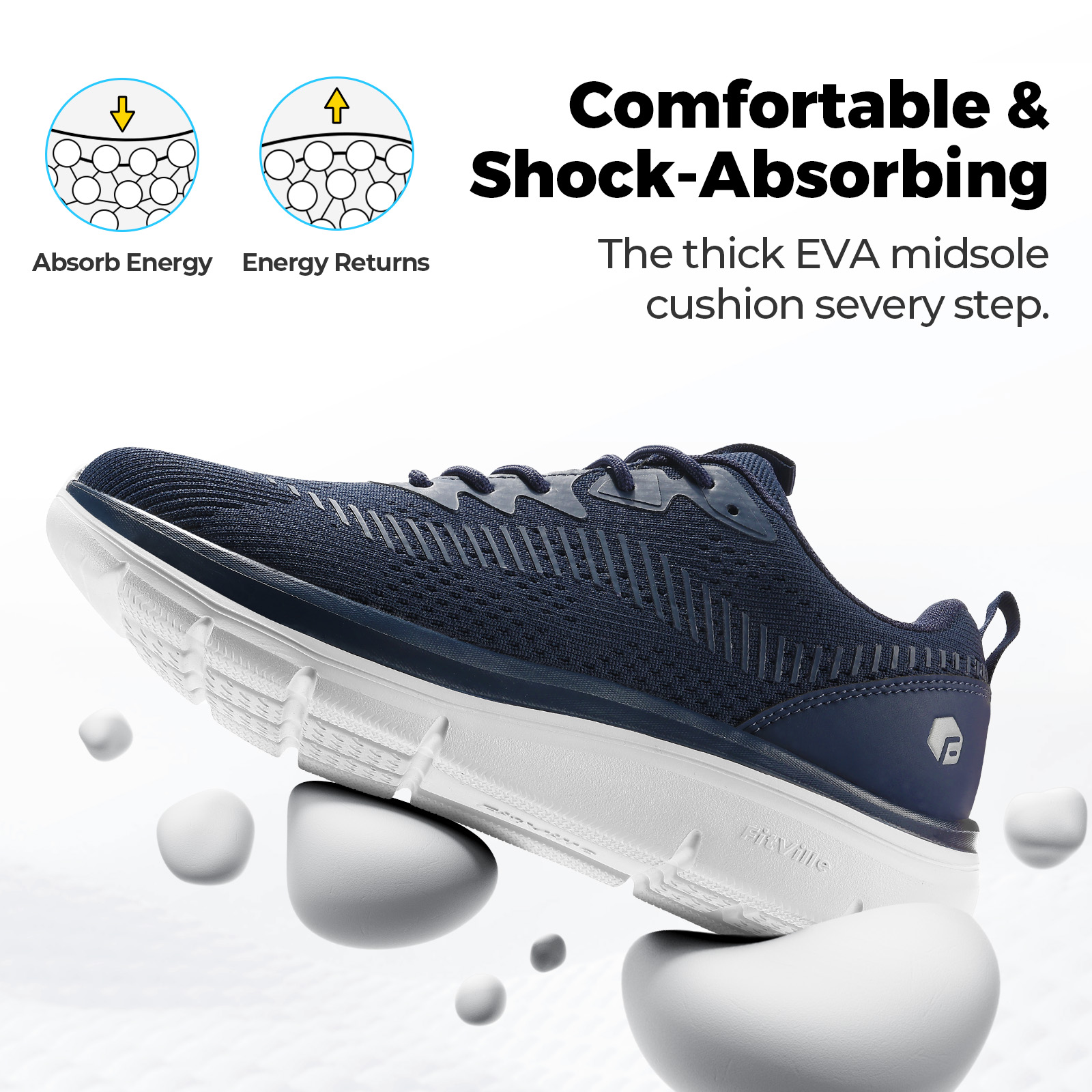 Scarpe da passeggio FitVille d - Breathable Mesh Athletic Shoes recensione e prezzo